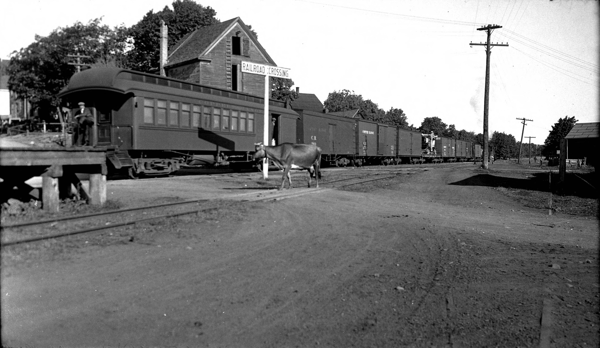 COPR mixed train at South Range